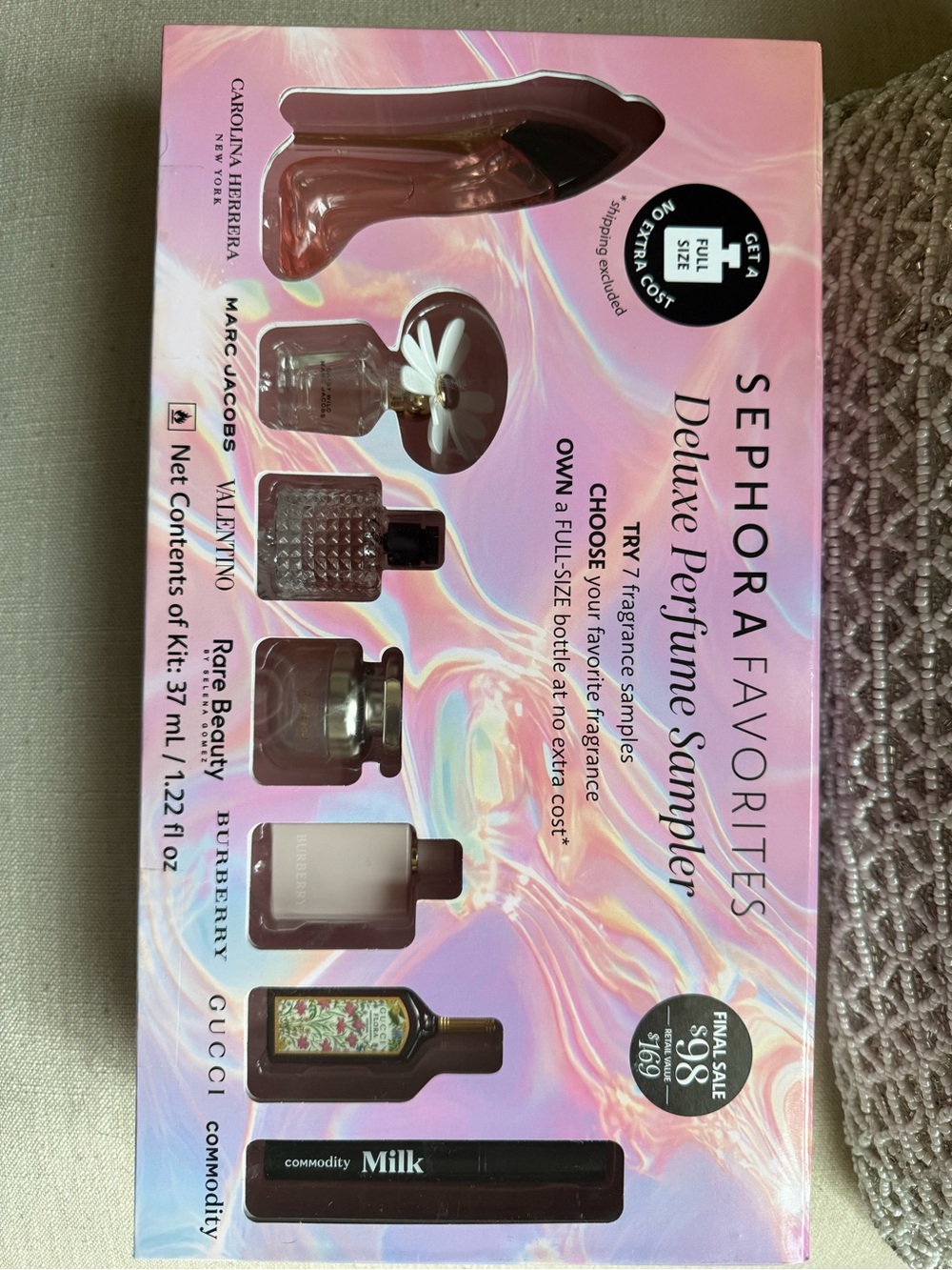 Sephora Favorites Deluxe Perfume Sampler Kit — Pink Holographic